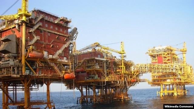 Giàn khoan dầu của công ty ONGC Videsh.