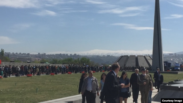 Armenian Genocide Museum in Yerevan, April 24, 2016. (Courtesy of Youk Chhang)