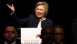 U.S. Democratic presidential candidate Hillary Clinton speaks at the Eagle Academy Foundation’s annual fundraising breakfast in New York City, April 29, 2016.