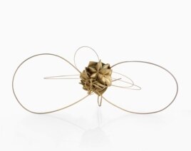 American artist Frank Stella gave this necklace to Diane Venet, who guest curated the jewelry show in New York.