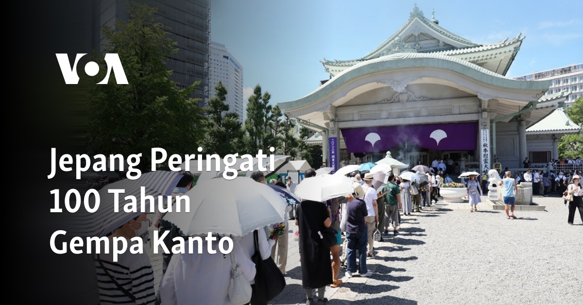 Jepang Peringati 100 Tahun Gempa Kanto