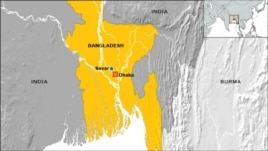 Bản đồ nơi xảy ra vụ sập nhà ở Savar, Bangladesh.