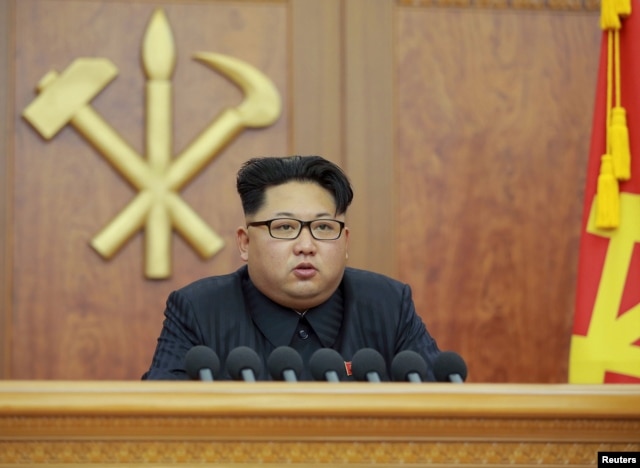 FILE - In his New Year's address, Kim Jong Un called for improved ties with Seoul, sparking speculation that he might pursue a conciliatory course as part of preparations for a major party convention in May.