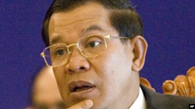 Hun Sen told the assembled lawmakers that Cambodia had lost land under past leaders, in the 1960s, but that the country had lost no land under his watch.
