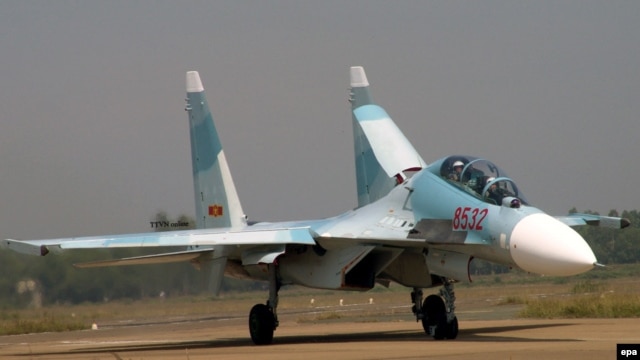 Ảnh minh họa: Chiến đấu cơ SU-30 MK2 của không quân Việt Nam.