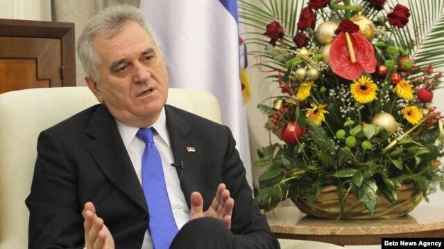 Predsednik Srbije Tomislav Nikolić u razgovoru sa novinarom agencije Beta