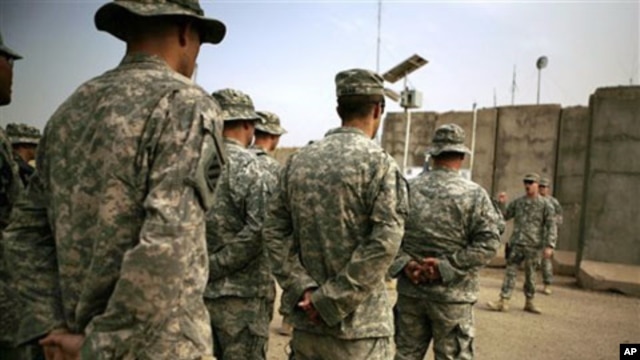 US soldiers serving in Baghdad, Iraq (file photo)