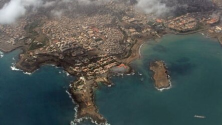 Vista aérea da Praia