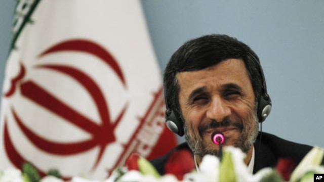 Iranian President Mahmoud Ahmadinejad (file photo)