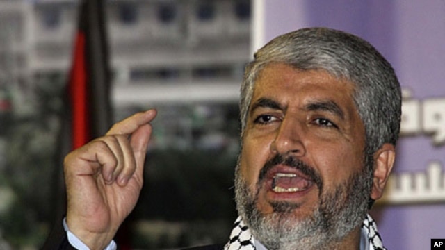 Hamas leader Khaled Mashaal (file photo)