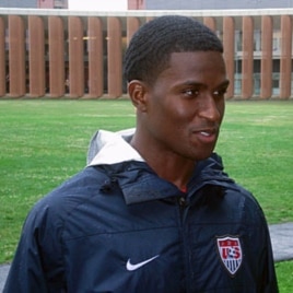 US soccer team forward Edson Buddle, 18 May 2010
