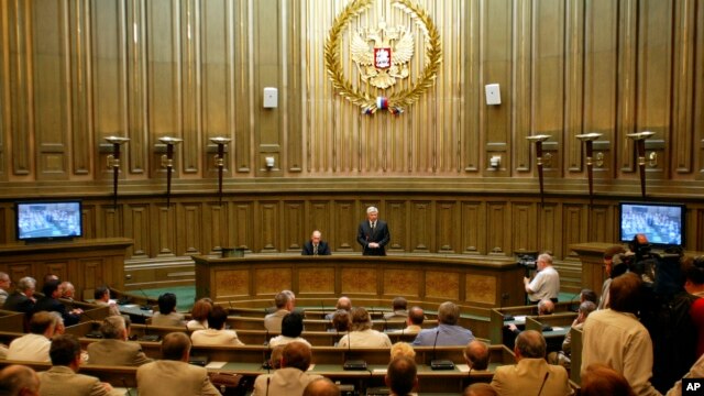 В зале Верховного суда РФ в Москве (архивное фото)