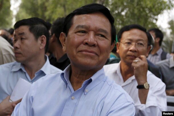 FILE - Cambodia National Rescue Party's Kem Sokha, pictured in Phnom Penh in February 2016.