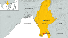 Map of Meikhtila, Burma