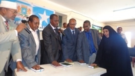 Dhaarinta Golaha Wasiirada Cusub ee Somalia
