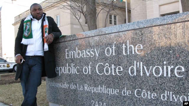 Foreign embassies have become proxy battlegrounds for the two rival presidents in Ivory Coast.