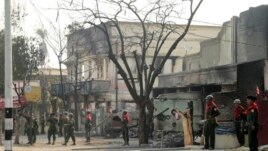 ၂၀၁၃၊ ေမလအတြင္းက မၿငိမ္မသက္မႈေတြေၾကာင့္ မိတၳီလာ လံုၿခံဳေရး တုိးျမႇင့္ထားပံု။