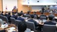 서울 외교부 청사에서 21일 열린 재외공관장 간담회에서 박근혜 대통령이 인사말을 하고 있다.