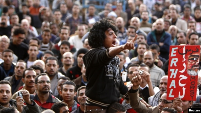 Biểu tình chống chính phủ tại Quảng trường Tahrir Ai Cập, 11/12/12