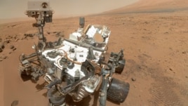 Auto retrato del Curiosity en Marte, uno de los 40 candidatos a Personaje del Año de la revista Time.
