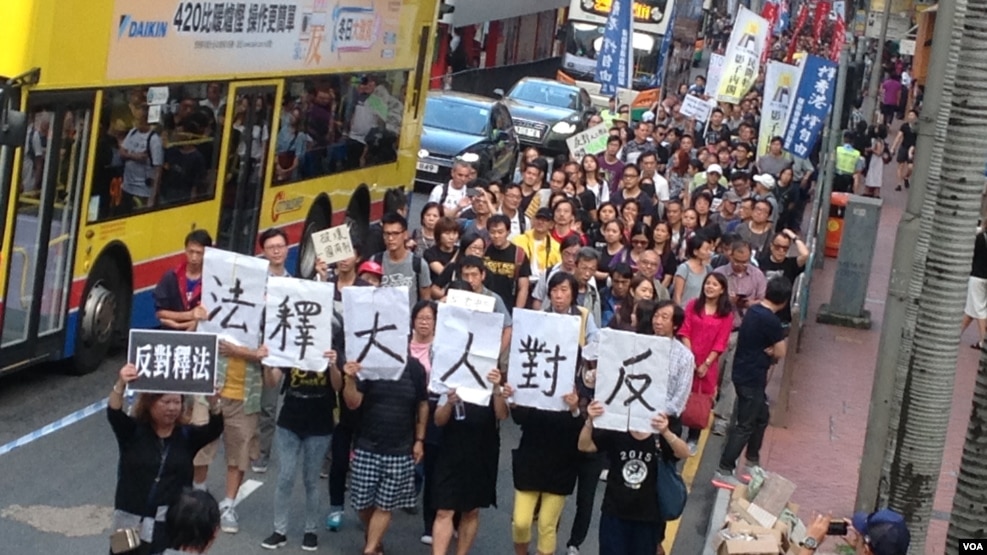 香港各界发起反人大释法大游行和集会(62图)