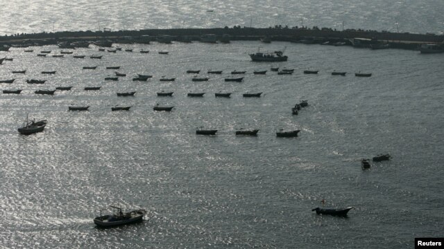 A general view of the Gaza Seaport, March 30, 2011