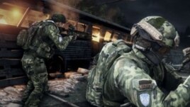 El videojuego a menudo emplea imágenes virtuales de figuras políticas de renombre.