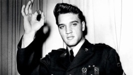 Singer Elvis Presley began six years of service in the United State Army in nineteen fifty-eight