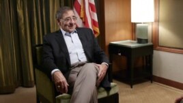 U.S. Defense Secretary Leon Panetta during an interview with VOA Pentagon correspondent, Luis Ramirez, November 15, 2012.