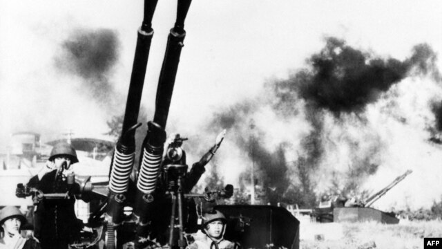US bombing campaign on the Democratic Republic of Vietnam (North Vietnam) lasting from 18 to 29 December 1972 during Vietnam War.