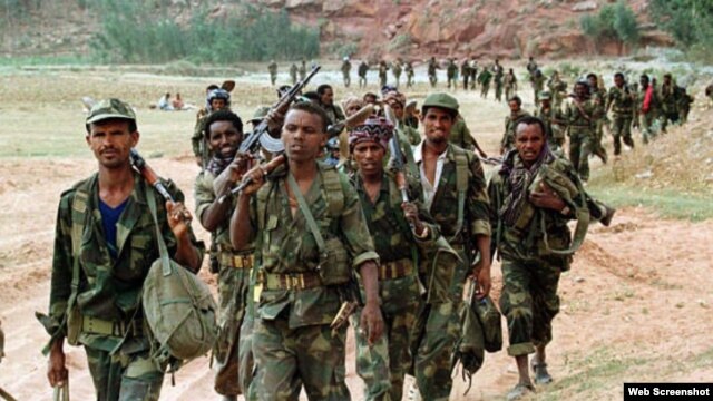 የኢትዮጵያ ወታደሮች በሶማሊያ /ፎቶ ፋይል - ከኮምፕዩተር ስክሪን ላይ የተወሰደ/