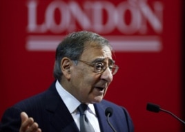 U.S. Defense Secretary Leon Panetta delivers a speech on the future of transatlantic relationships and the future of U.S. defense at King's College in London, England, January 18, 2013.