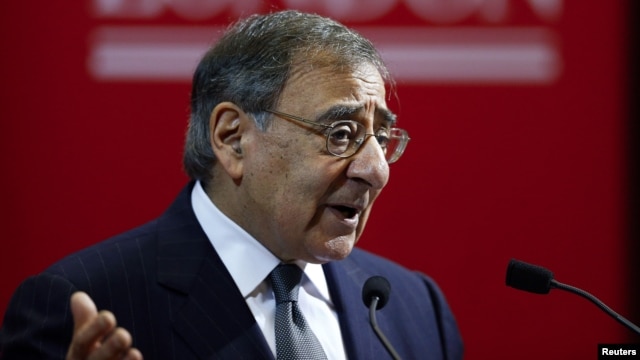 U.S. Defense Secretary Leon Panetta delivers a speech on the future of transatlantic relationships and the future of U.S. defense at King's College in London, England, January 18, 2013.
