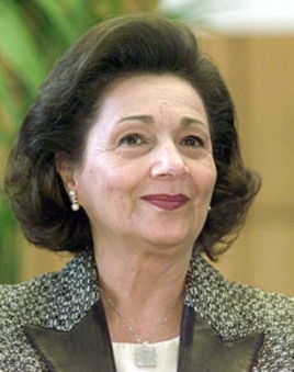 Suzanne Mubarak, wife of ousted Egyptian President Hosni Mubarak (file photo)