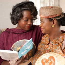 Viola Davis (left) plays Aibileen Clark in "The Help."