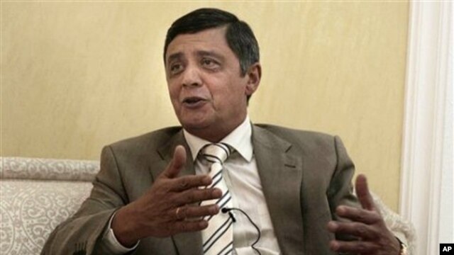 Russian presidential envoy to Afghanistan Zamir Kabulov gestures during an interview with the Associated Press, in Kabul, Afghanistan (File Photo)