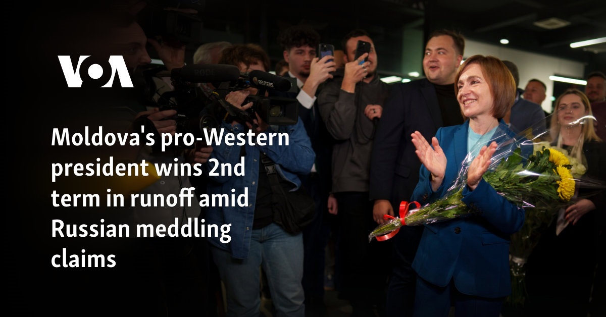 Moldova S Pro Western President Wins Nd Term In Runoff Amid Russian