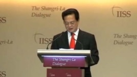 Thủ tướng Việt Nam Nguyễn Tấn Dũng đã phát biểu trong phiên họp khai mạc cho cuộc họp Shangri-La bàn về an ninh khu vực Đông Nam Á.