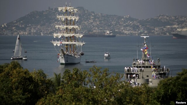 Puerto de Acapulco, en el estado de Guerrero, en México, que se ha declarado en quiebra.