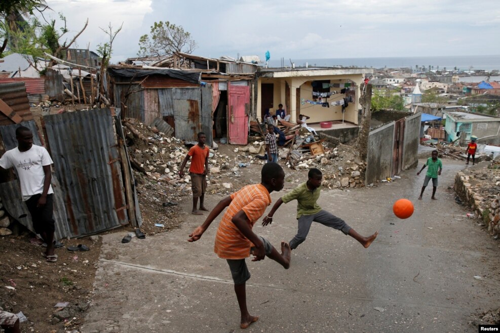 Haiti - Ceremi Metyu qasırğasından sonra  