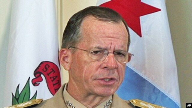 Chairman of the U.S.Joint Chiefs of Staff Admiral Mike Mullen (file photo)