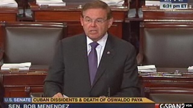 El senador Bob Menéndez destacó que la viuda y la hija de Oswaldo Payá no creen que su muerte fue por causas accidentales.