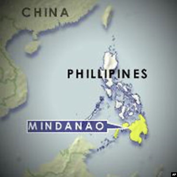 Philippines, Mindanao map
