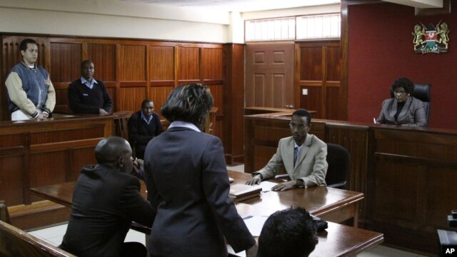 El acusado, identificado como Dwight Sagaray, se declaró inocente ante el tribunal de Kenia.  