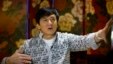 Action star Jackie Chan speaks during an interview in Beijing, Aug. 3, 2015. 