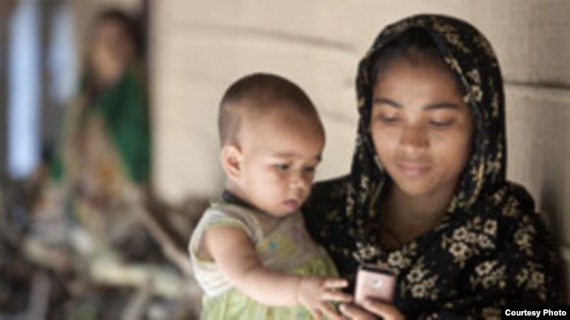 MAMA seeks to improve mother and child health through mobile phone messages