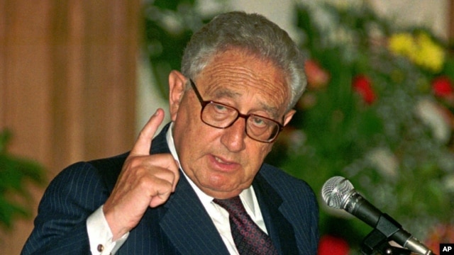 Cựu Ngoại Trưởng Hoa Kỳ Henry Kissinger.