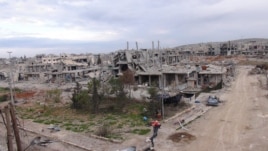 Destruction in Kobani after five moths of ISIS attacks