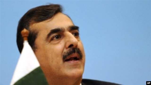 Pakistani Prime Minister Yousuf Raza Gilani (file photo)