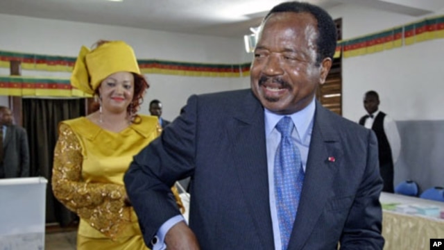 Cameroon President Paul Byia (file photo)